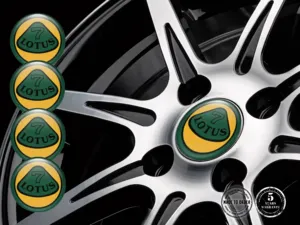 Lotus Domed Stickers Edition Custom Rim Decals